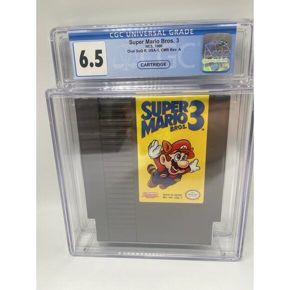Super Mario Bros. 3 - NES - CGC Grade 6.5 Nintendo Sweet Cartridge Look - Picture 2 of 10